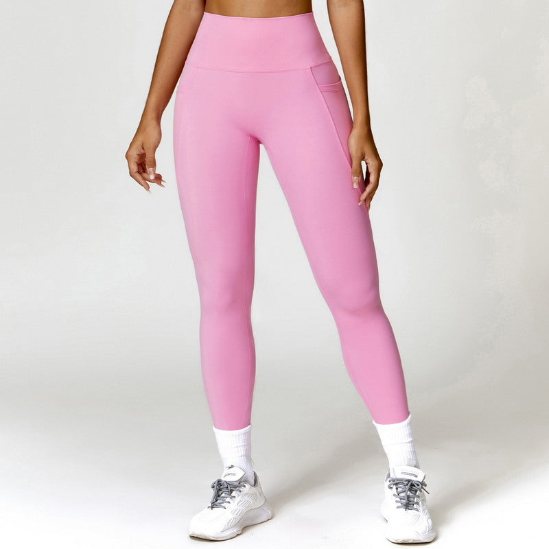 Modern Active Seamless 2-Piece Leggings  with Pockets Activewear Set