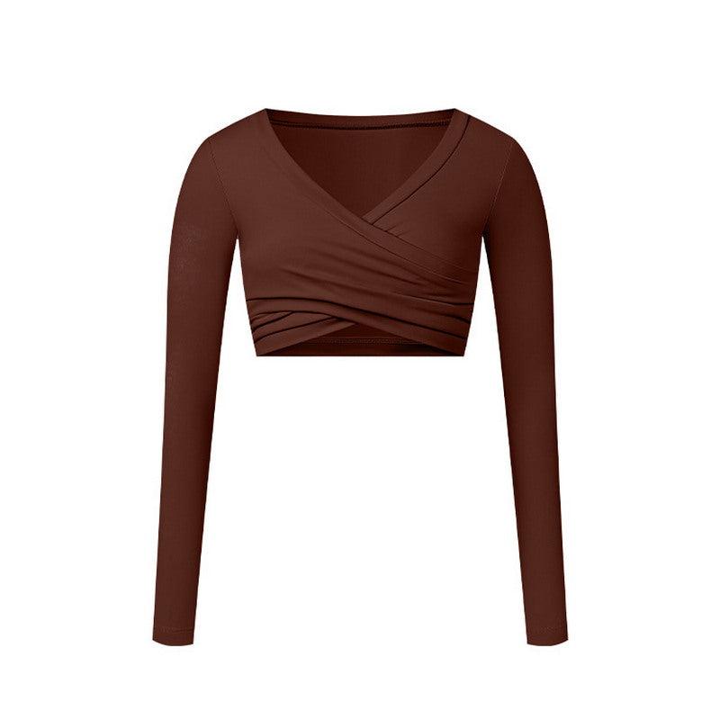 Long Sleeve Crop Sports Top