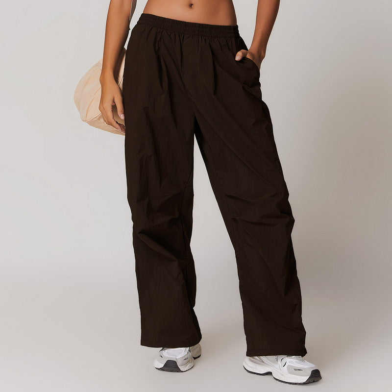 Yoga Sports Top and Cargo Pants Set