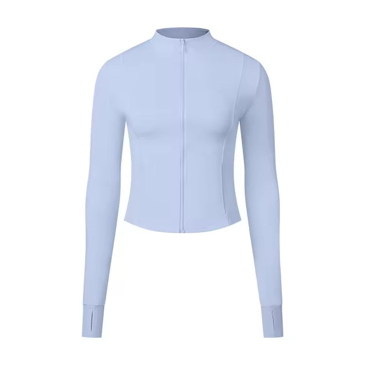 Full Zip Long Sleeve Sports Top