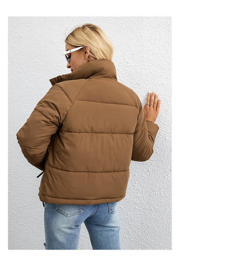 Winter Warm Down Jacket - Thickened Casual Zipper Parka Coat