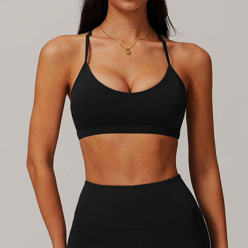 Yoga Sports Bra with Adjustable Straps