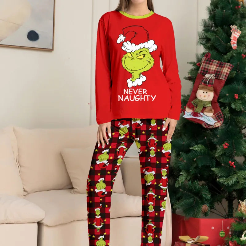 Matching Grinch Behave for the Holidays Print Cozy and Festive Christmas Pajamas for the Whole Family