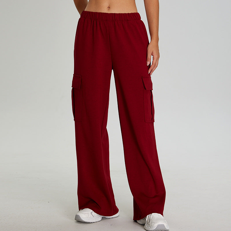 High-Waisted Cargo Pants