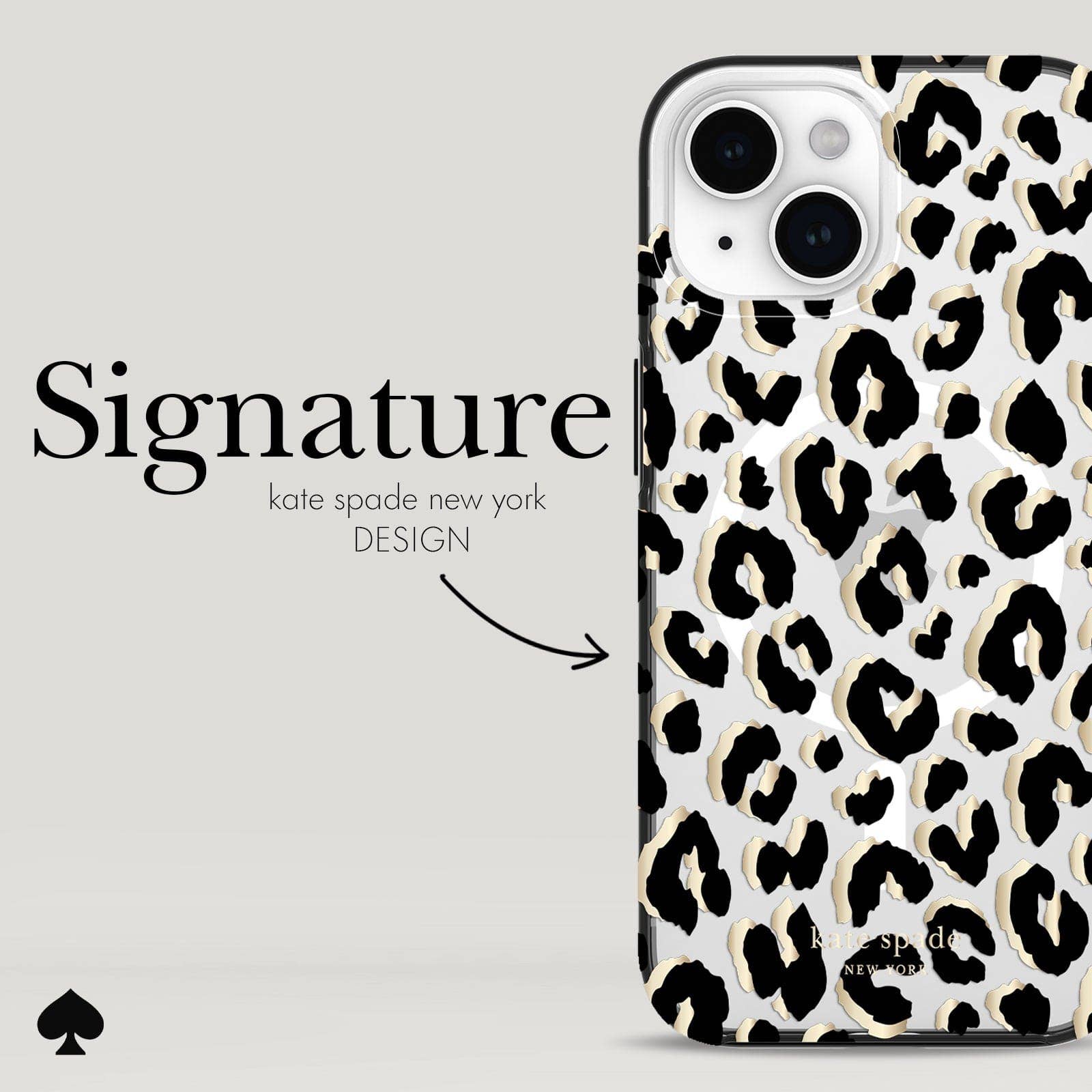 Kate spade new york iPhone 15 / 14 / 13 City Leopard MagSafe: City Leopard