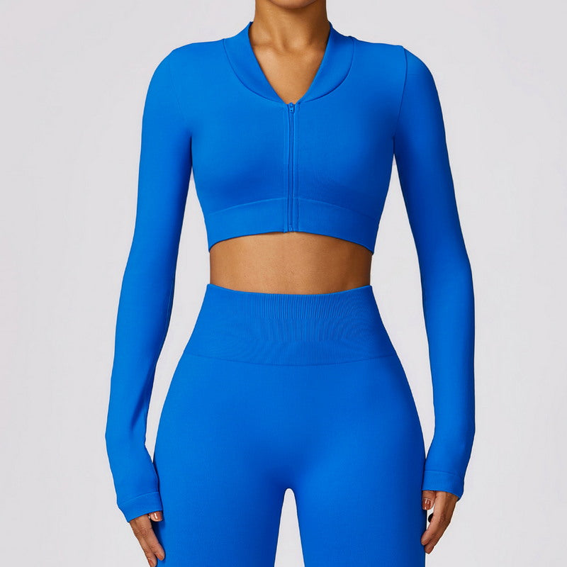 Modern Active Seamless Activewear 3-Piece Set Pants and Sports Top and Bra