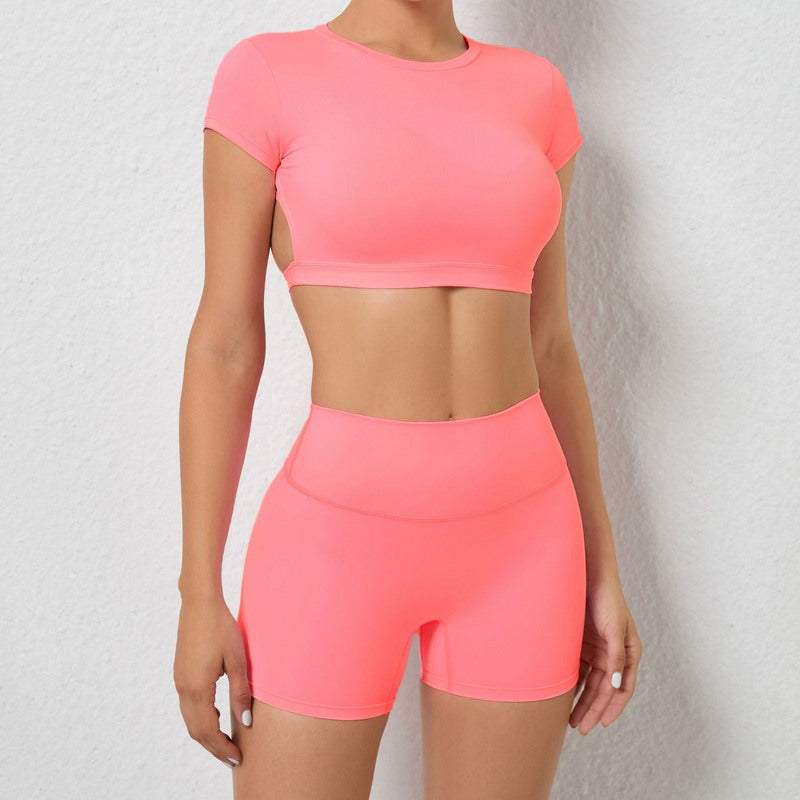 Modern Active Seamless 2-Piece Shorts  Activewear Set