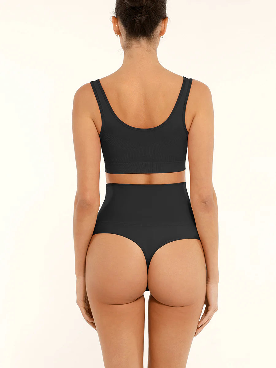 Seamless Shaping Support Bra with Wide Back