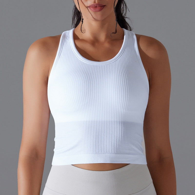 Modern Active Crop Tops with Built-in Bra