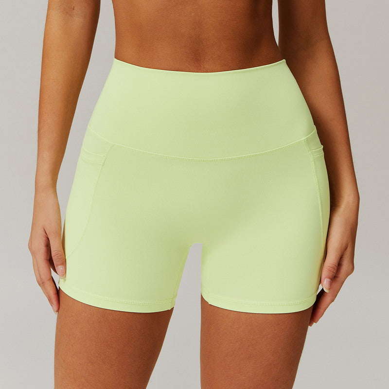 Yoga Shorts with Side Pockets