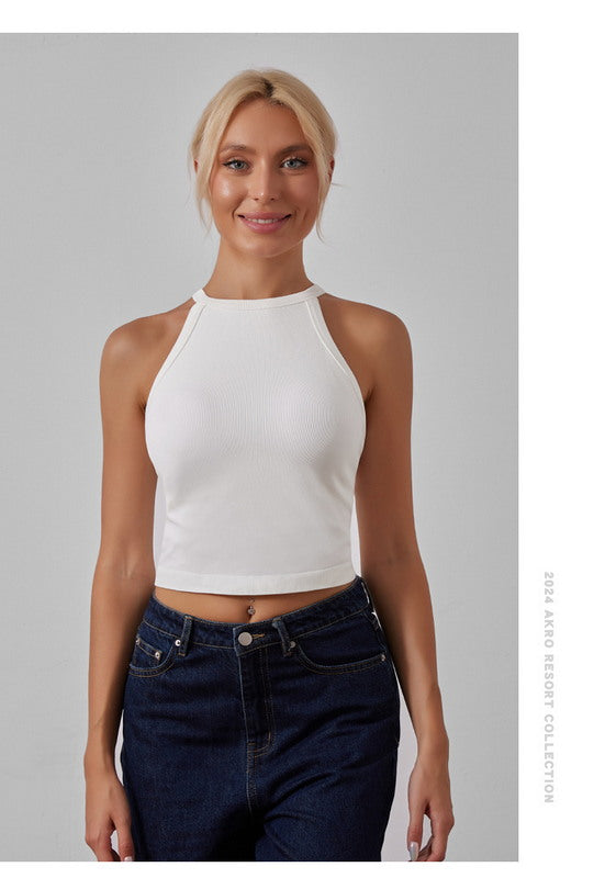 Modern Active 2-Pack Crop Tops with Built-in Bra