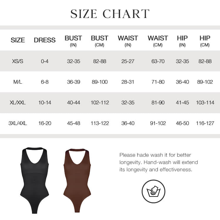 Seamless Hanging Neck Bodysuit Shapewear