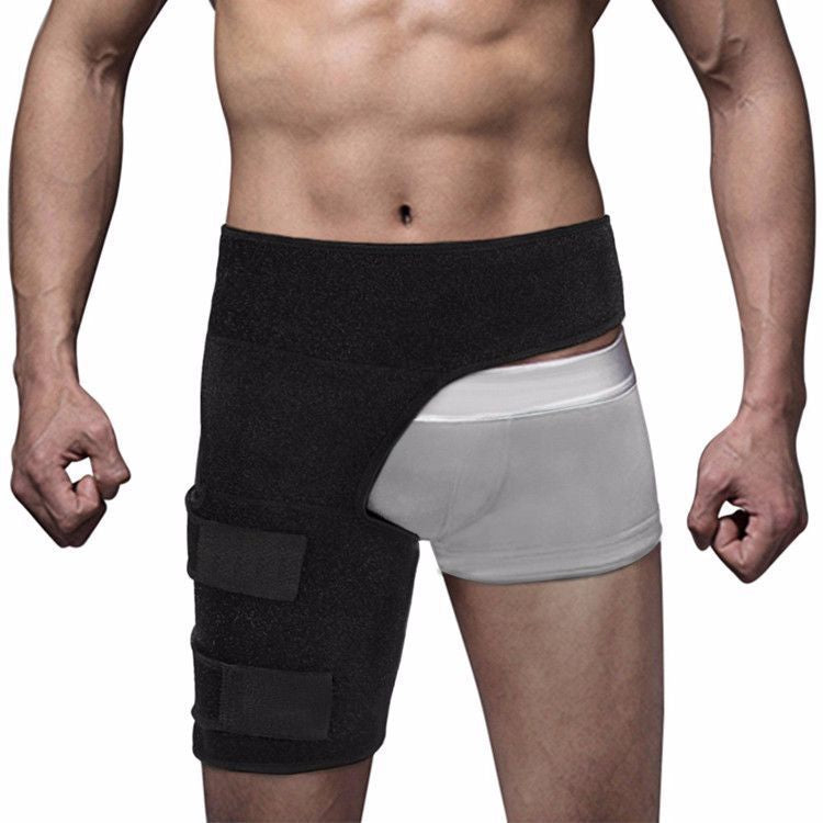 Modern Active Leg Warmer Groin Support Wrap Hip Joint Support Lumbar Groin Sacrum Pain Relief Strain Arthritis Protector Hip Thigh Guard