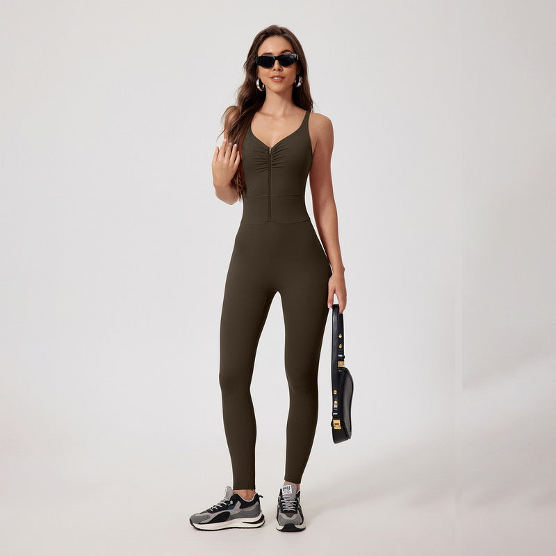 Zip Seamless Jumpsuit