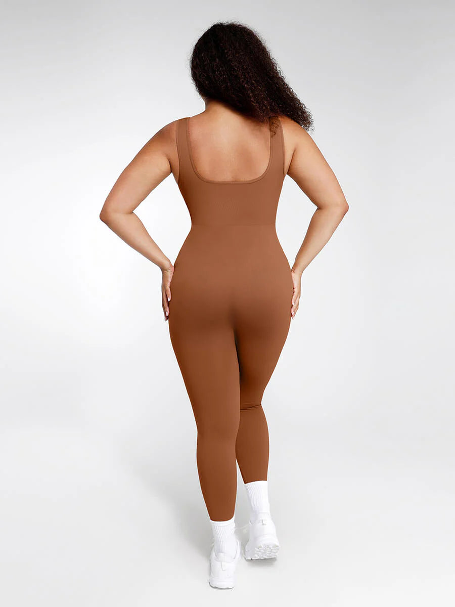 Modern Active Seamless Eco-friendly🌿 Back Lifting Abdominal Support Maternity Catsuit Jumpsuit