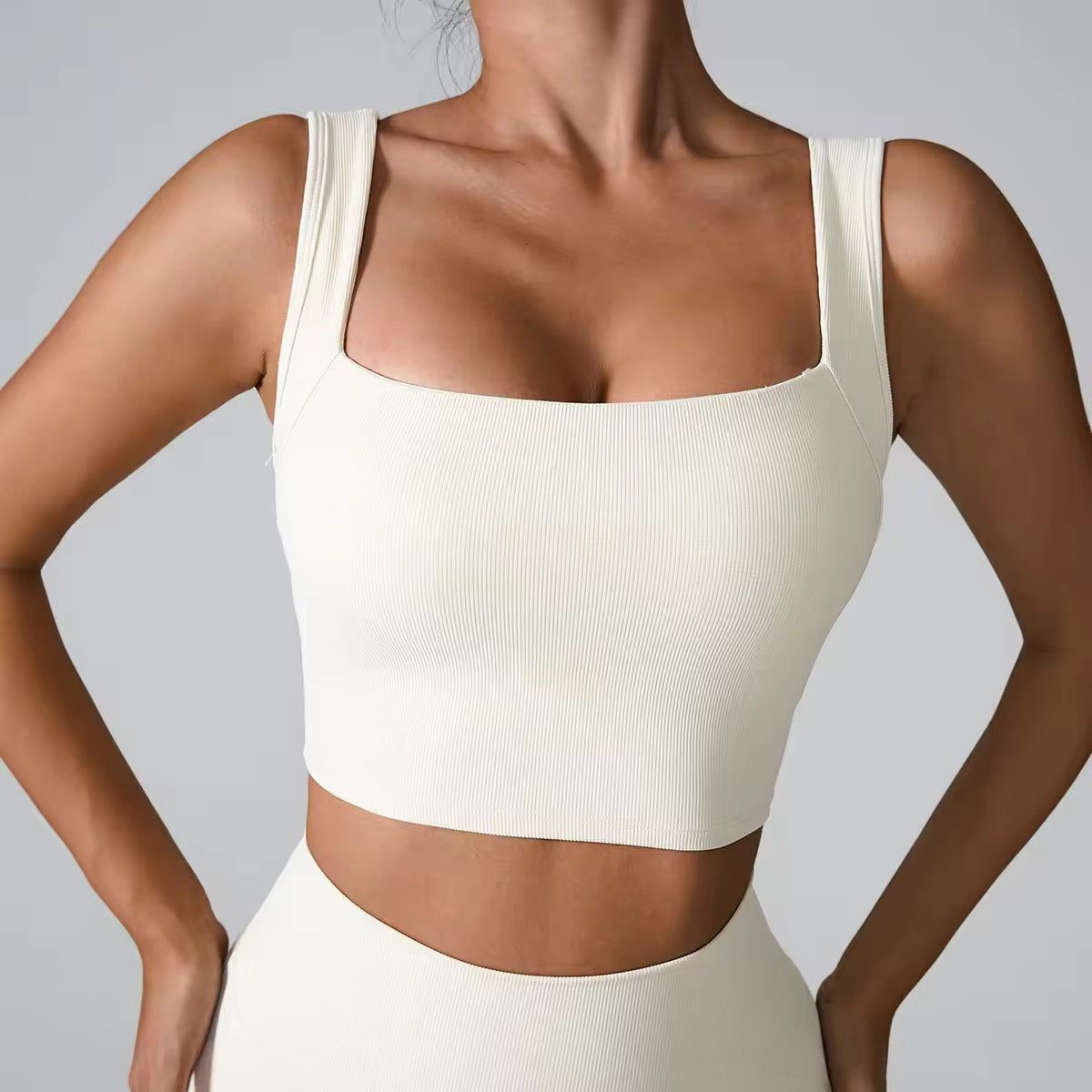 Back Cut-Out Sports Yoga Vest