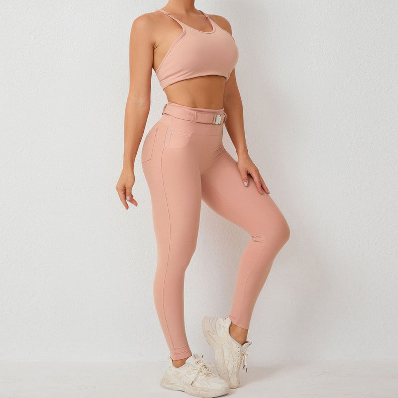 Modern Active Seamless 2-Piece Leggings  Activewear Set