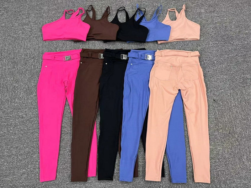 Modern Active Seamless 2-Piece Leggings  Activewear Set