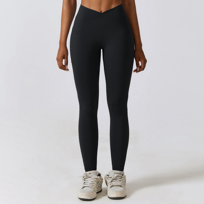 Modern Active Seamless Activewear 2-Piece Set Leggings with Pocket