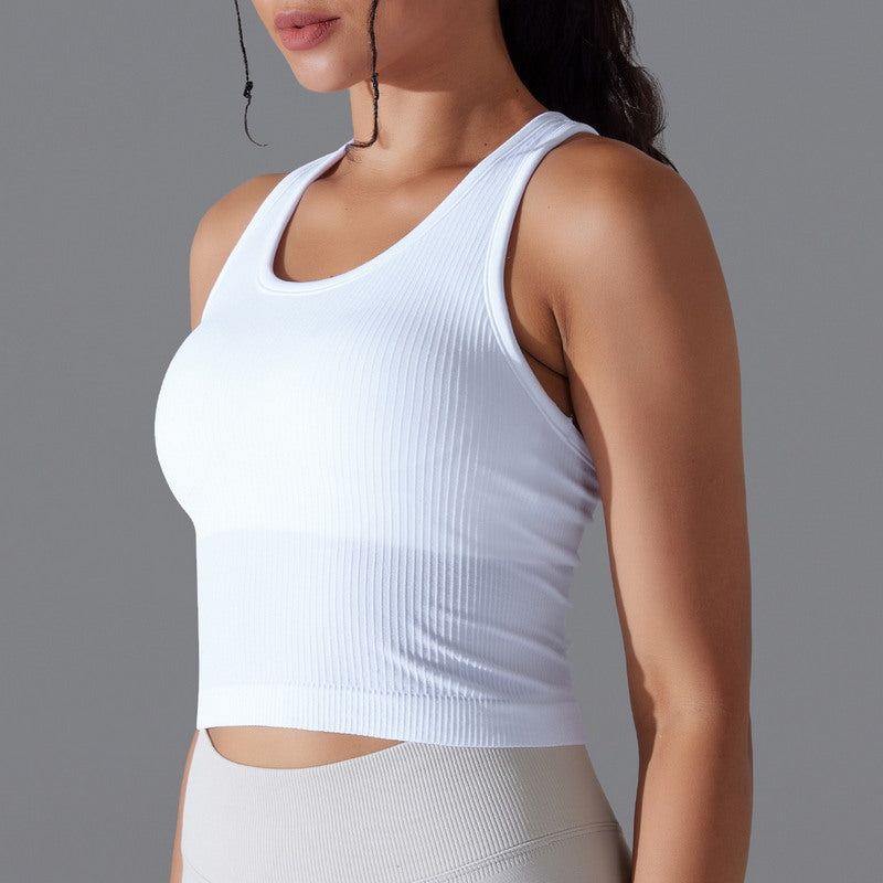 Modern Active Crop Tops with Built-in Bra