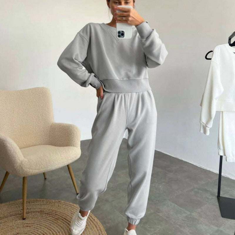 2-Piece Fleece Sweatshirt Set