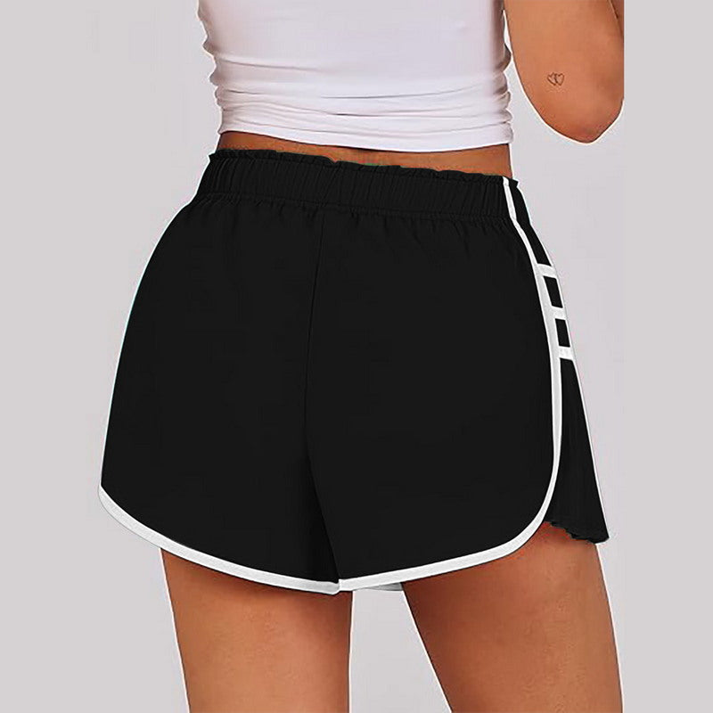 Modern Active High Waist Pleated Sports Shorts