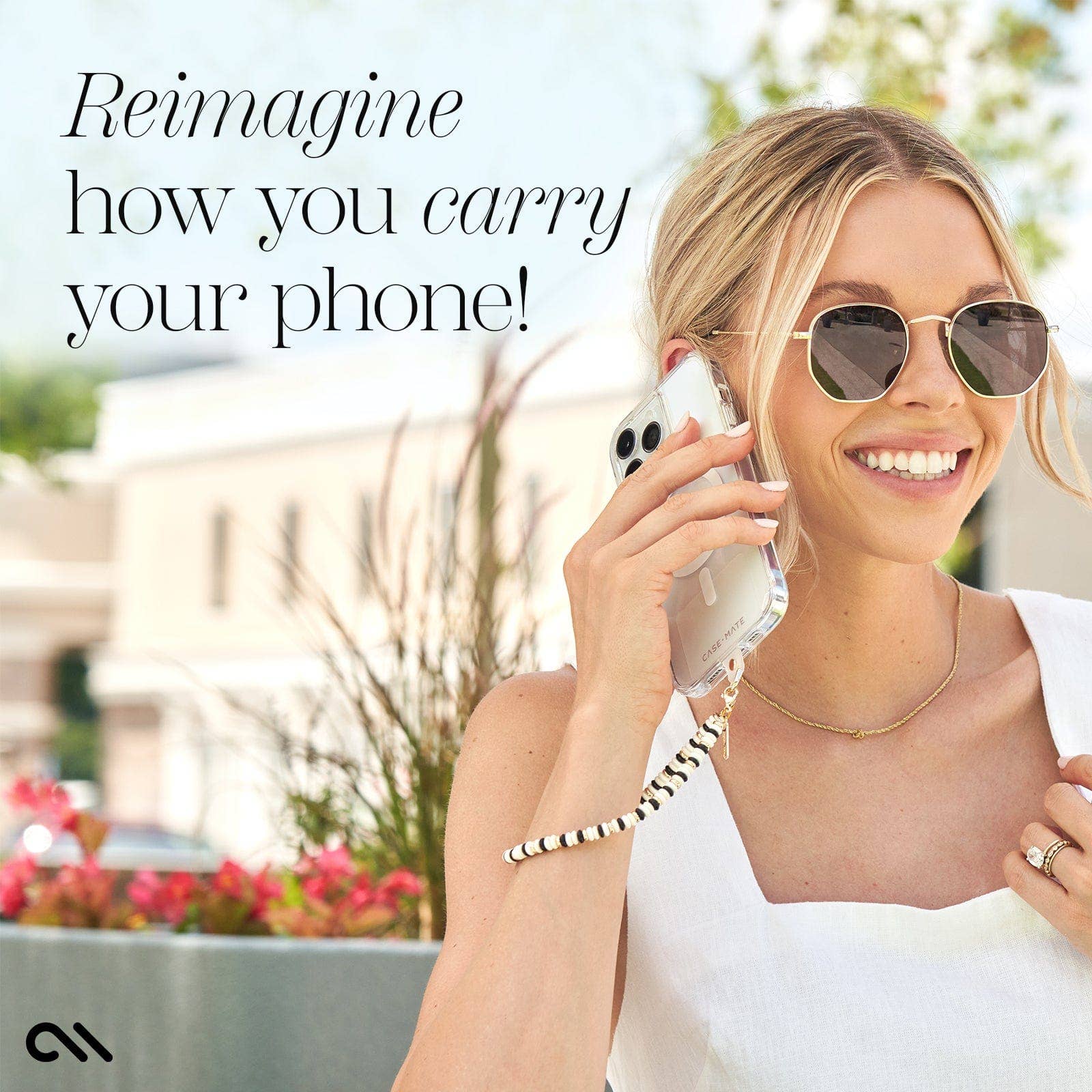 Ivory & Onyx Phone Charm: Ivory & Onyx
