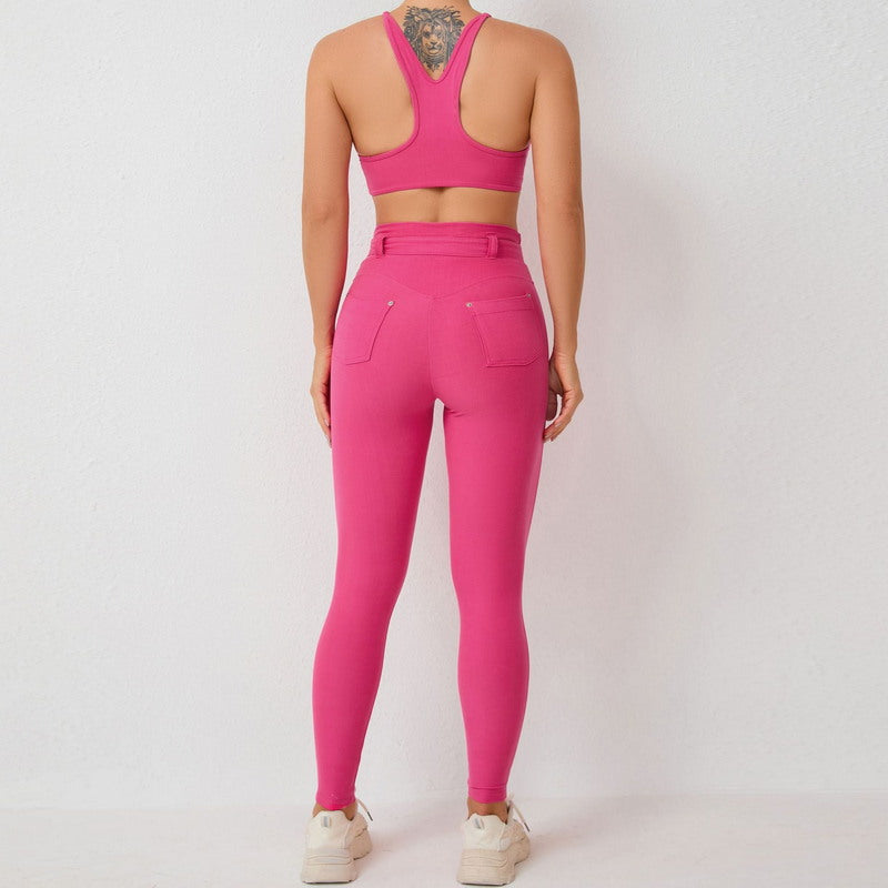 Modern Active Seamless 2-Piece Leggings  Activewear Set