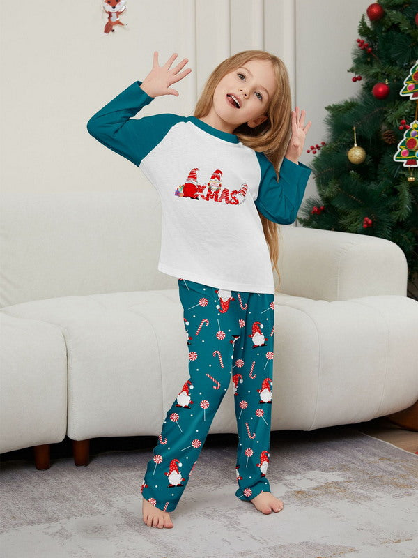 Matching Merry Christmas Gnome Print Cozy and Festive Christmas Pajamas for the Whole Family