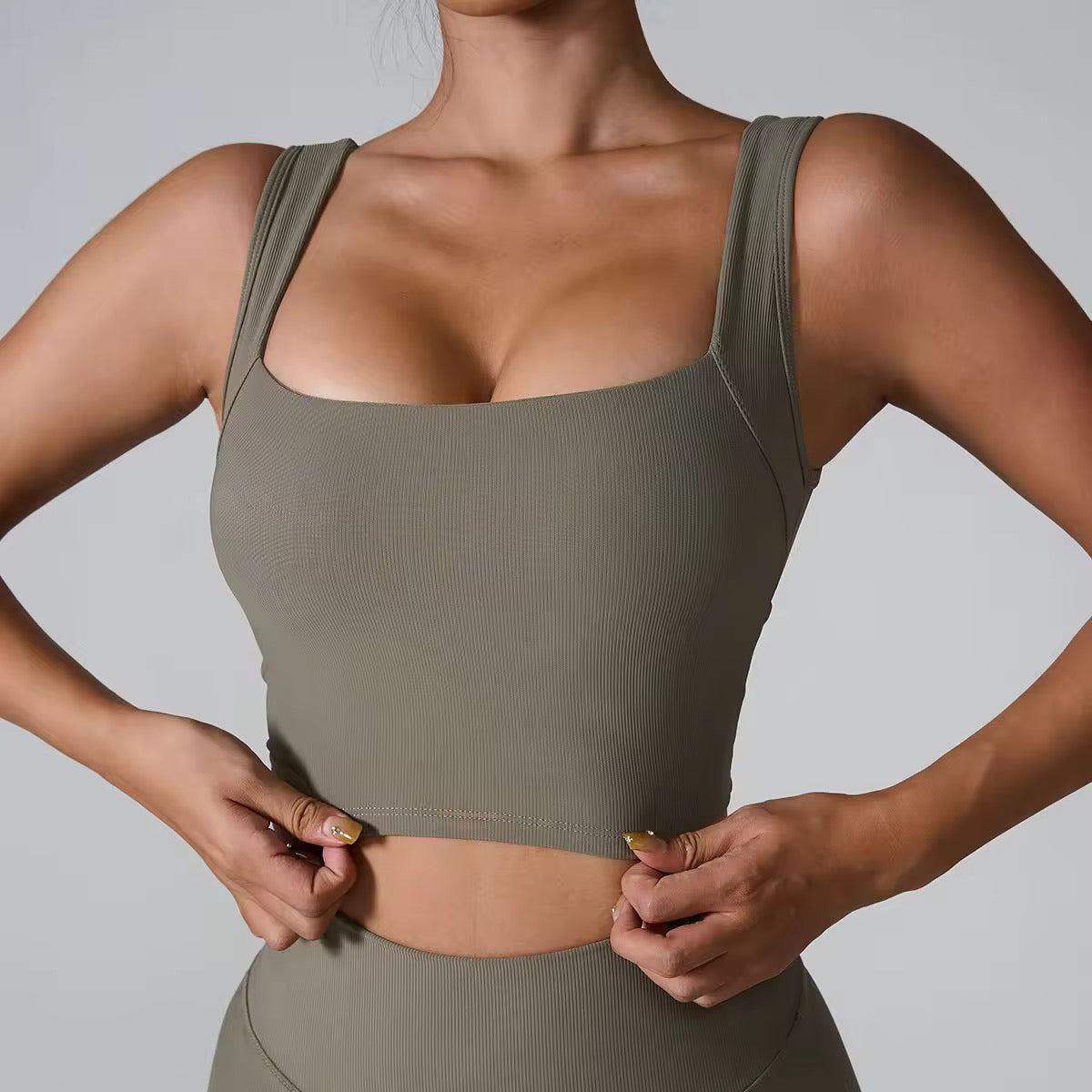 Back Cut-Out Sports Yoga Vest