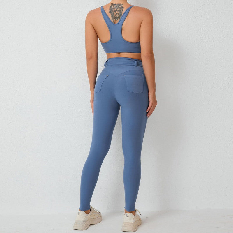 Modern Active Seamless 2-Piece Leggings  Activewear Set