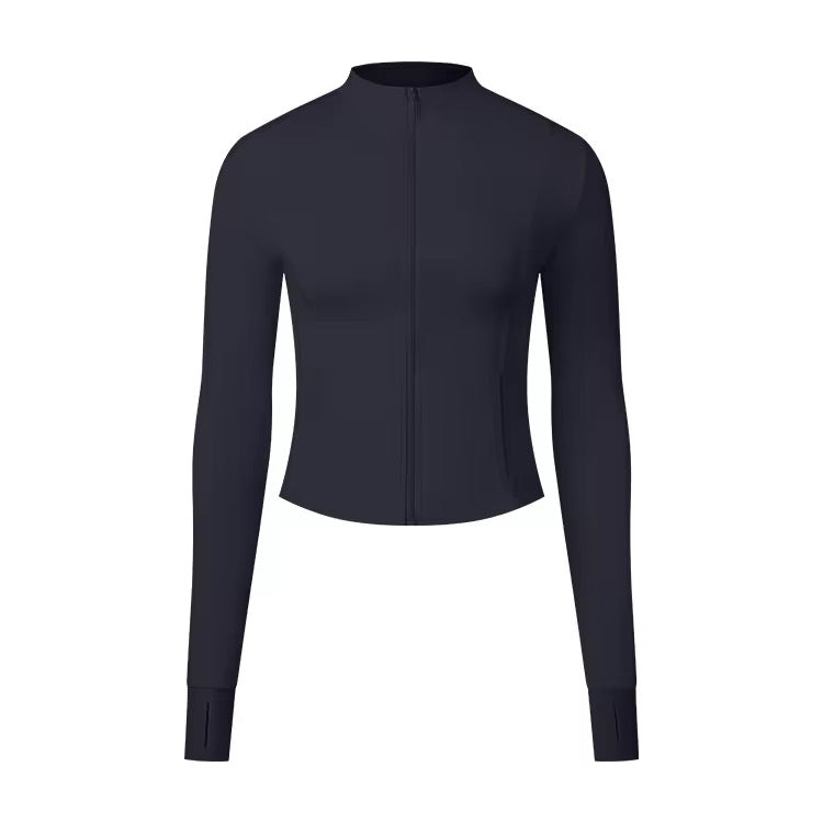 Full Zip Long Sleeve Sports Top