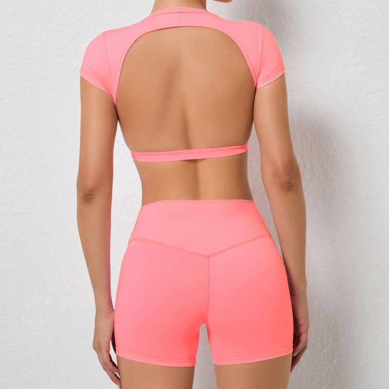 Modern Active Seamless 2-Piece Shorts  Activewear Set