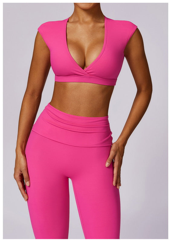 Modern Active Seamless 2-Piece Flared Leggings  Activewear Set