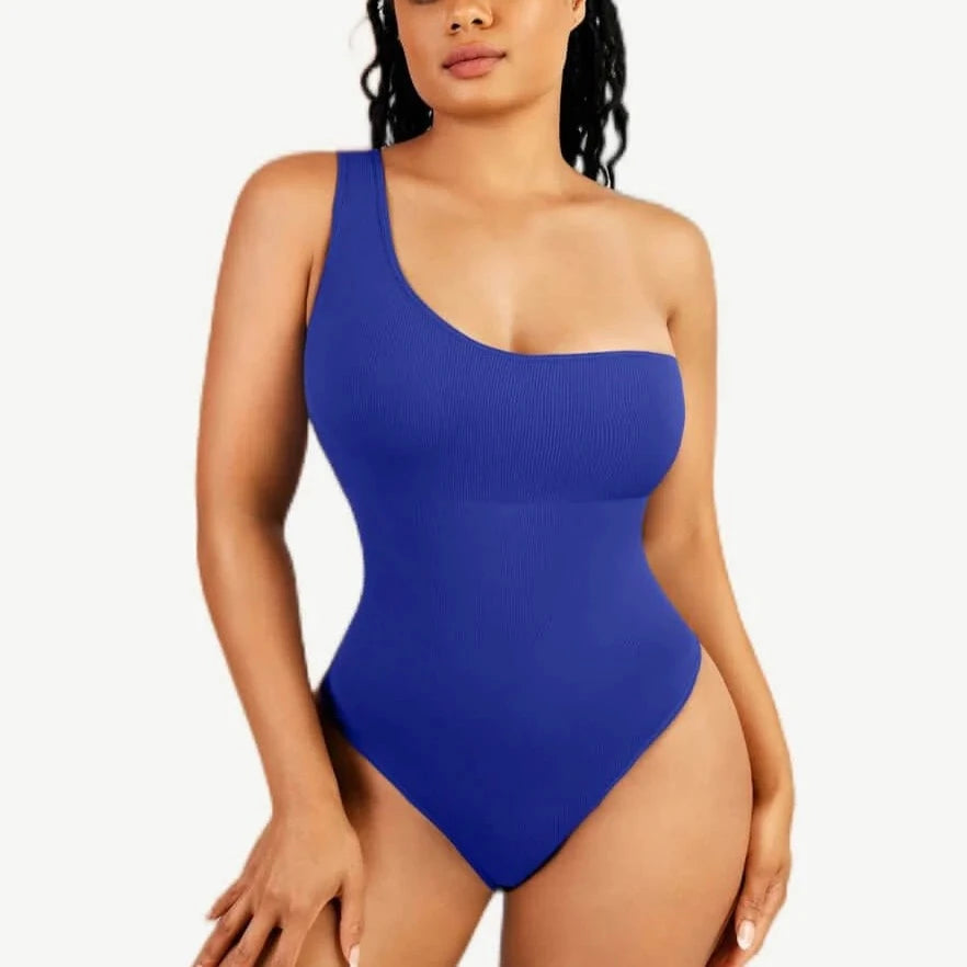 Modern Active Seamless One-Shoulder Body Bodysuit with Waist Sculpting and Tummy Control