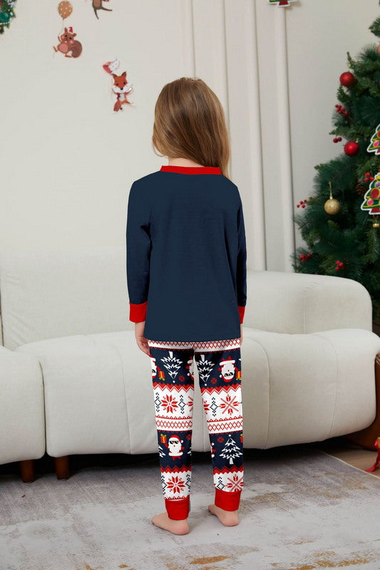 Matching Merry Christmas Santa Print Cozy and Festive Christmas Pajamas for the Whole Family