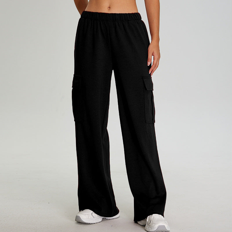 High-Waisted Cargo Pants