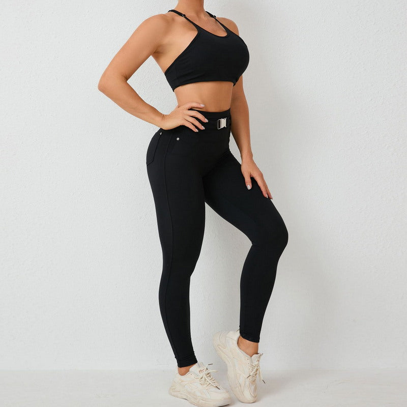 Modern Active Seamless 2-Piece Leggings  Activewear Set