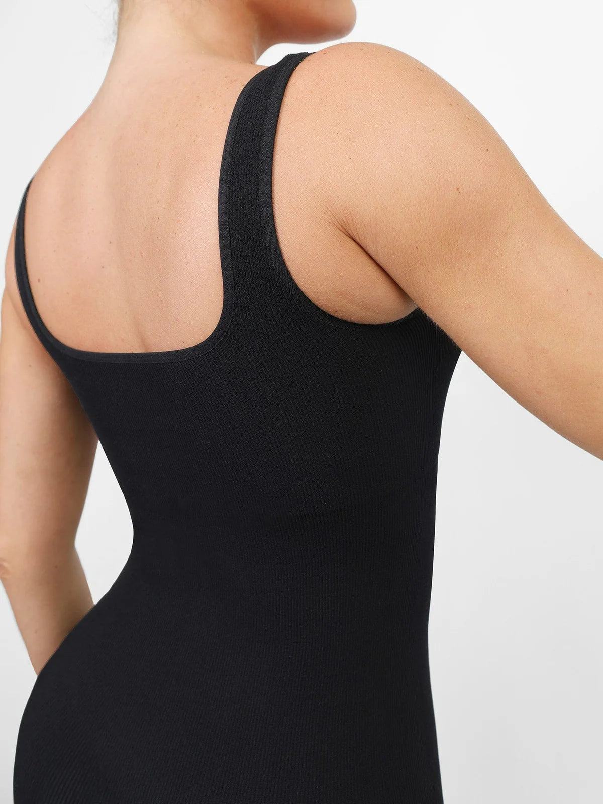 modern active Seamless Square Neck One Piece Sport Jumpsuit