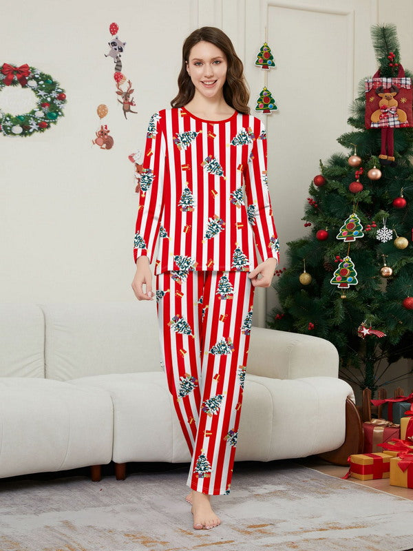 Matching Merry Christmas Tree Print Cozy and Festive Christmas Pajamas for the Whole Family