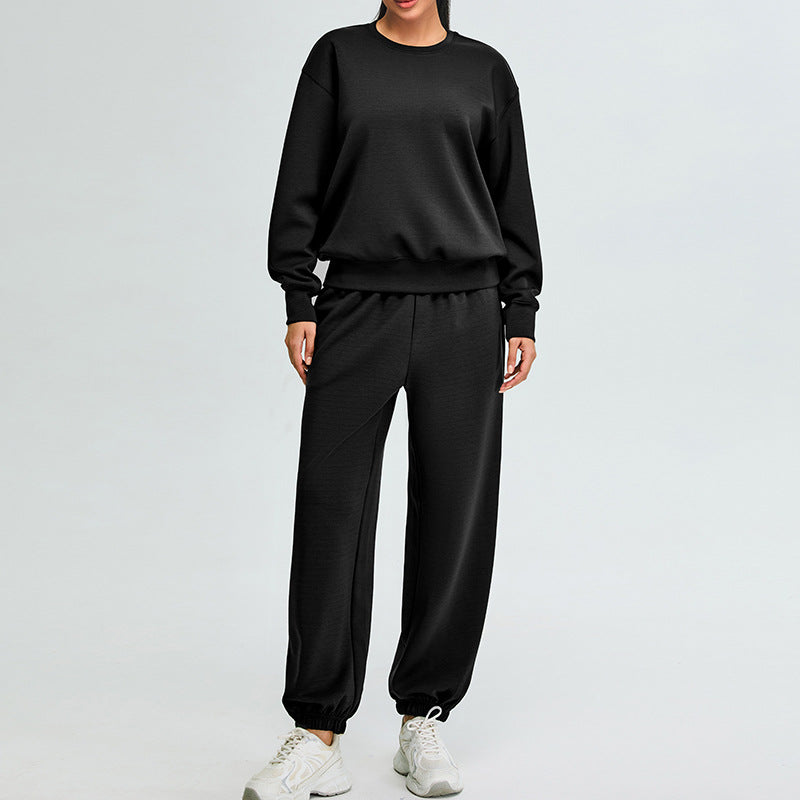 Crewneck Sweater and Jogger Sportswear Set