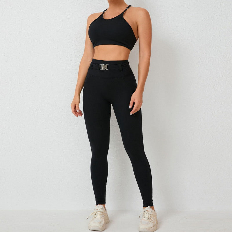 Modern Active Seamless 2-Piece Leggings  Activewear Set