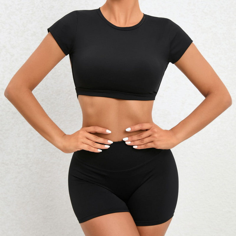 Modern Active Seamless 2-Piece Shorts  Activewear Set