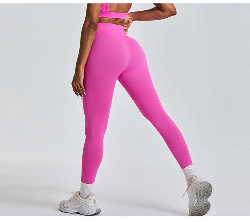 Yoga Sports Top and Leggings Set