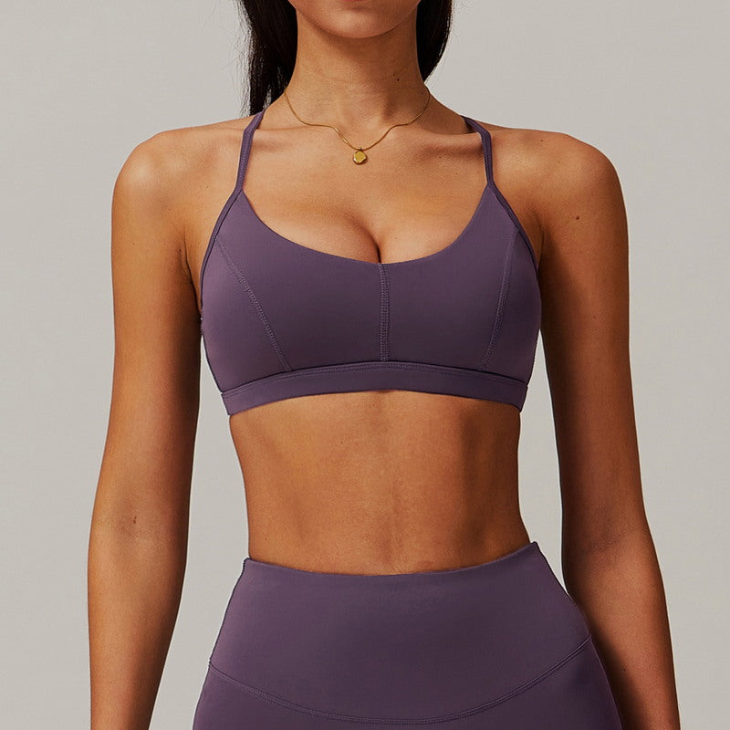 Yoga Sports Bra with Adjustable Straps