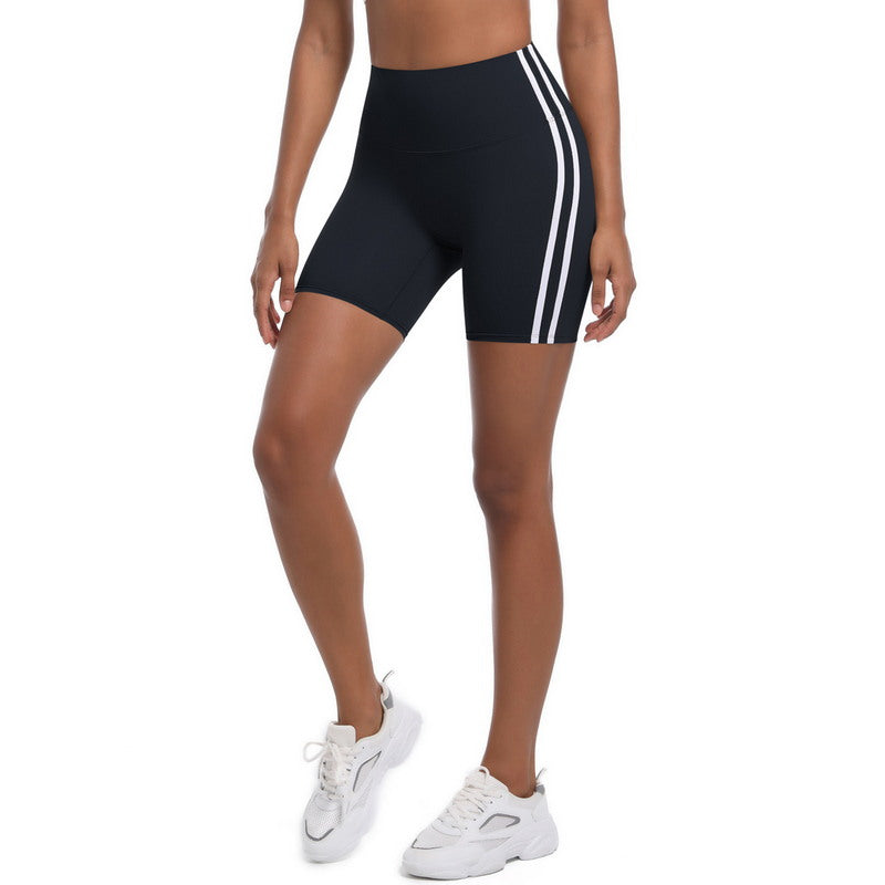 Side Stripe Yoga Shorts