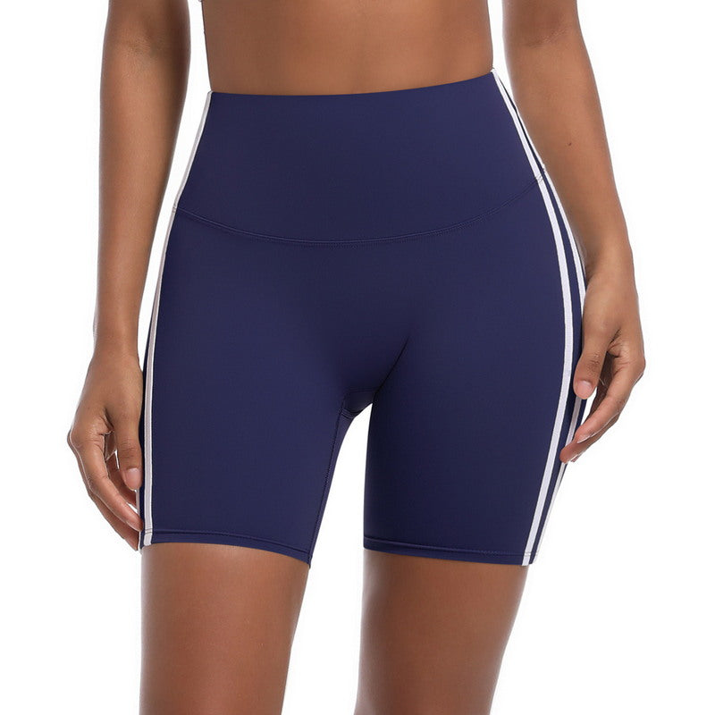 Side Stripe Yoga Shorts