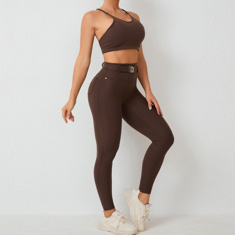 Modern Active Seamless 2-Piece Leggings  Activewear Set