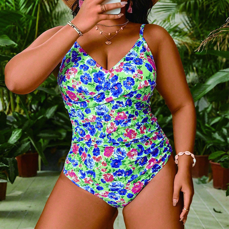 Floral One-Piece Swimsuit