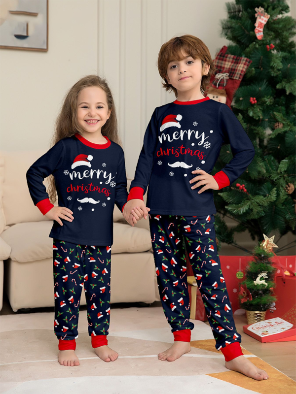 Matching Merry Christmas Santa Print Cozy and Festive Christmas Pajamas for the Whole Family